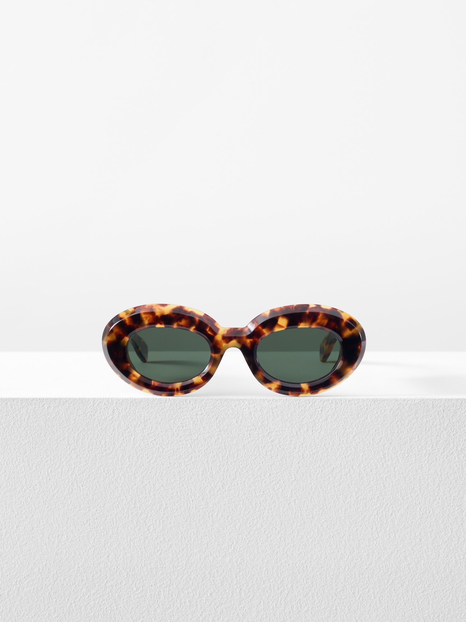 Lunettes de Soleil Ovales Femme - Odile ambre écaille | Made in